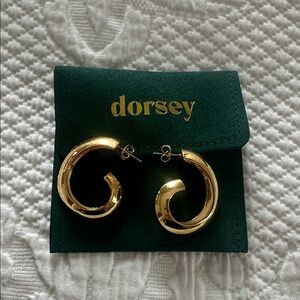 Dorsey Gold Hoop Earrings
